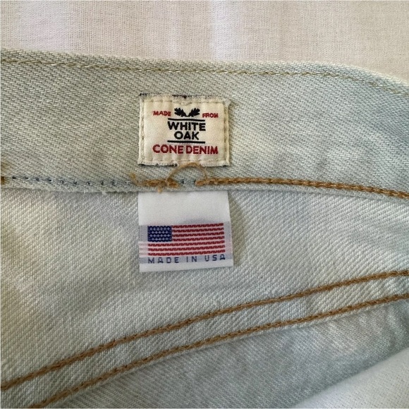 Levi’s 501 White Oak Cone 30 Light Wash Jeans Distressed Destroyed Y2K Retro 90s - Picture 9 of 10